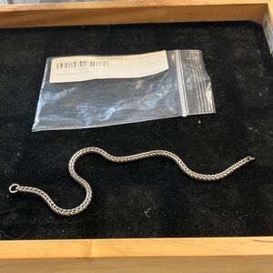 Trollbeads 9.5 inches Sterling Silver Foxtail Bracelet